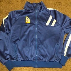 Vintage Seoul 1988 Olympics Speedo Blue Team USA Swimming Jacket Mens XL